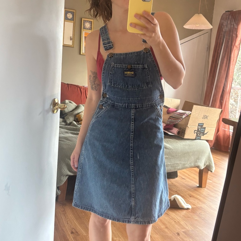 Vintage Oshkosh Denim Overall Dress